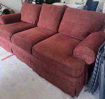 Oversized sofa and chair