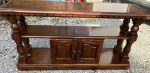 Heavy wood sofa table/console table