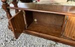Heavy wood sofa table/console table