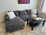 Gray Sectional Sofa - FREE Delivery