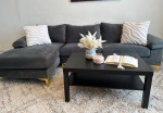 Gray Sectional Sofa - FREE Delivery