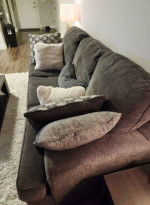 Ashley Locklin Grey Sofa