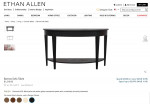 Ethan Allen Console Sofa Table