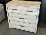 Dresser (4-Drawer) and Console Sofa Table (Both Pieces)
