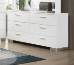 Dresser (4-Drawer) and Console Sofa Table (Both Pieces)