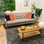 Gray West Elm Sofa Couch (Delivery Available)
