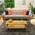 Gray West Elm Sofa Couch (Delivery Available)