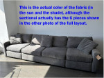 Sectional Sofa (6-pieces) LIKE NEW!!!