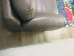 Lothan 87" 💯 % Leather Sofa Queen Sleeper,