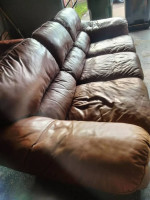Leather Sofa and Loveseat