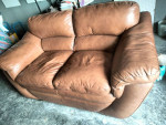 Leather Sofa and Loveseat
