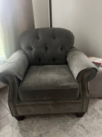 Flex steel sofa and chair