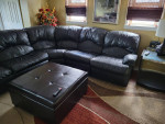 Sectional sofa w/ ottoman + end table