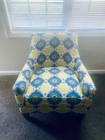 Unique Blue & Green Sofa Chair