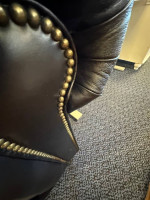 leather chesterfield 95” sofa