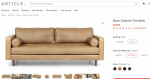 ARTICLE Sven Sofa Tan