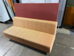 Lounge Sofa - Retro Red and Orange