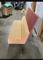 Lounge Sofa - Retro Red and Orange