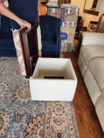 Reclining Sofa w/ Ottoman