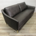 Amazon Rivet Alonzo Genuine Leather Sofa Couch 80"