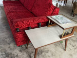 Red Velvet Sleeper Sofa