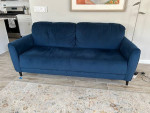 Sofa - Blue Velvet