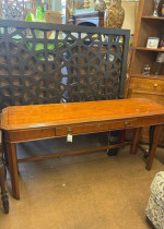 Brown Narrow Sofa Table