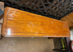 Brown Narrow Sofa Table