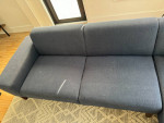 Blue Fabric Sofa Couch