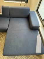 Blue Fabric Sofa Couch