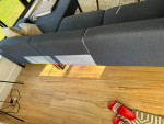 Blue Fabric Sofa Couch