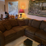 Sectional Sofa 4 Piece & Pillows