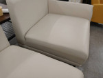 New Leather Sofa Cream Italian Leather