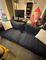 Down feather sofa