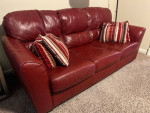 Cozy Red Sofa Bed - Transform Your Space with Style and Comfort!
