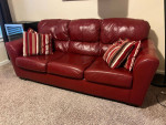 Cozy Red Sofa Bed - Transform Your Space with Style and Comfort!