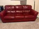 Cozy Red Sofa Bed - Transform Your Space with Style and Comfort!