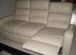 NEW Double Reclining Leather Couch Sofa
