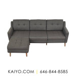 Burrow Slope Nomad Sofa and Ottoman (Was 1990)