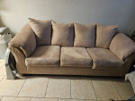 Sleeper sofa beige 86x36