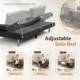 Shahoo Convertible Folding Futon Sofa Bed Sleeper Couch for Living Roo