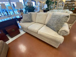 King Hickory Oatmeal Colored 3-Seat Sofa