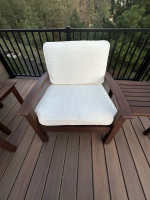 Pottery Barn Outdoor Sofa, Chair, Ottoman