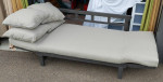 Better Homes & Gardens Delahey Folding Wood Outdoor Sofa - Gray