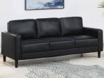 Ruth modern black sofa
