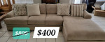 Sofa w/ chaise
