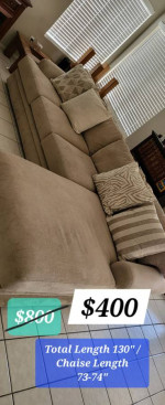 Sofa w/ chaise