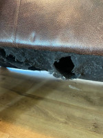 Sofa & loveseat Leatherette ~ brown