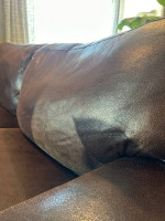 Sofa & loveseat Leatherette ~ brown