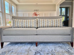 Like New! Beautiful Linen Sofa